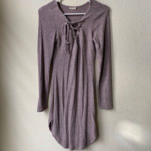 Heart & Hips Tie-Up Mini Dress